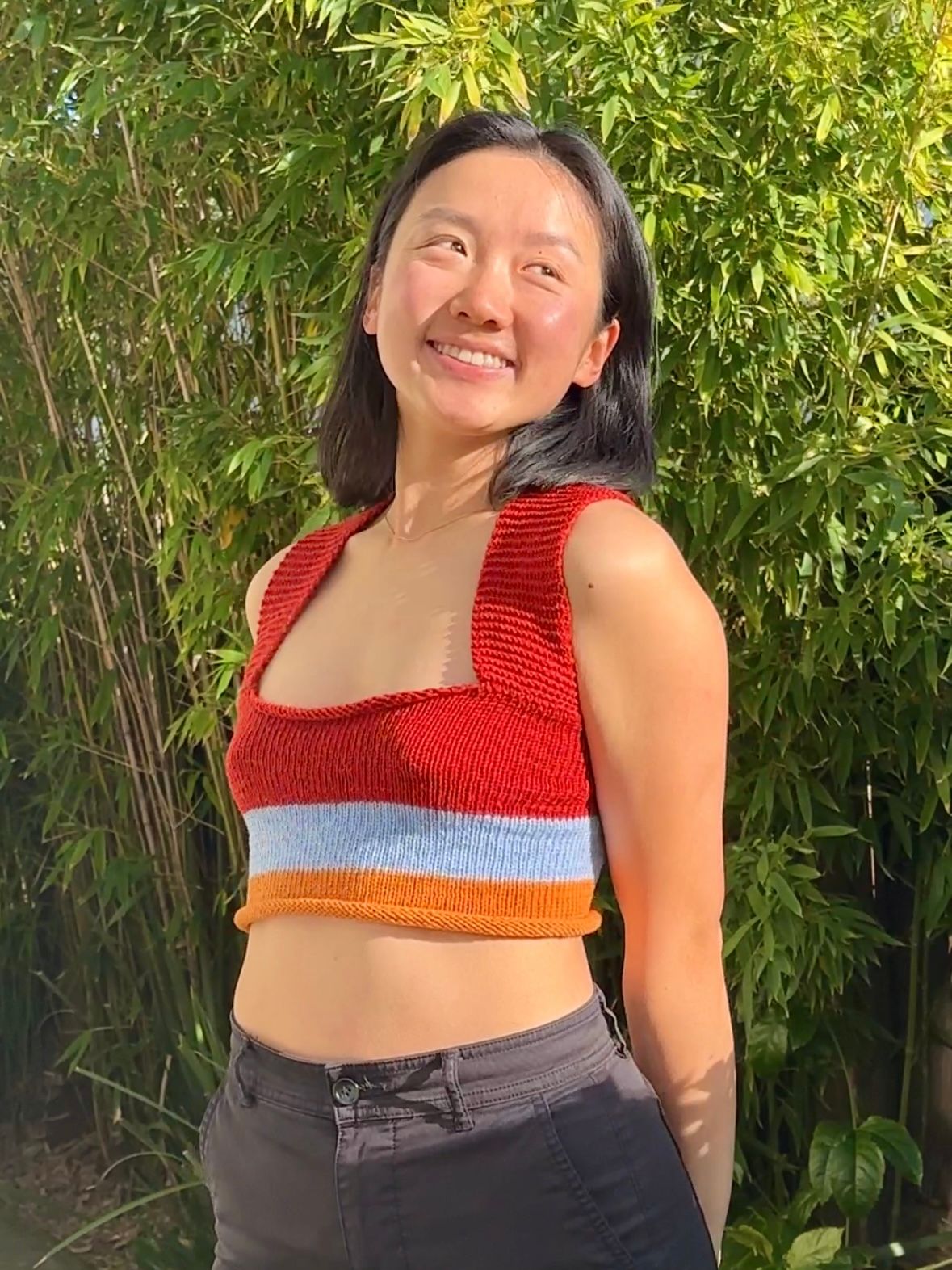 My first knit top